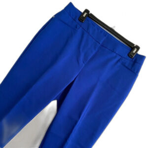 Rafaella Curvy 10 Royal Blue Pants, Colorful Business Casual, Office b37